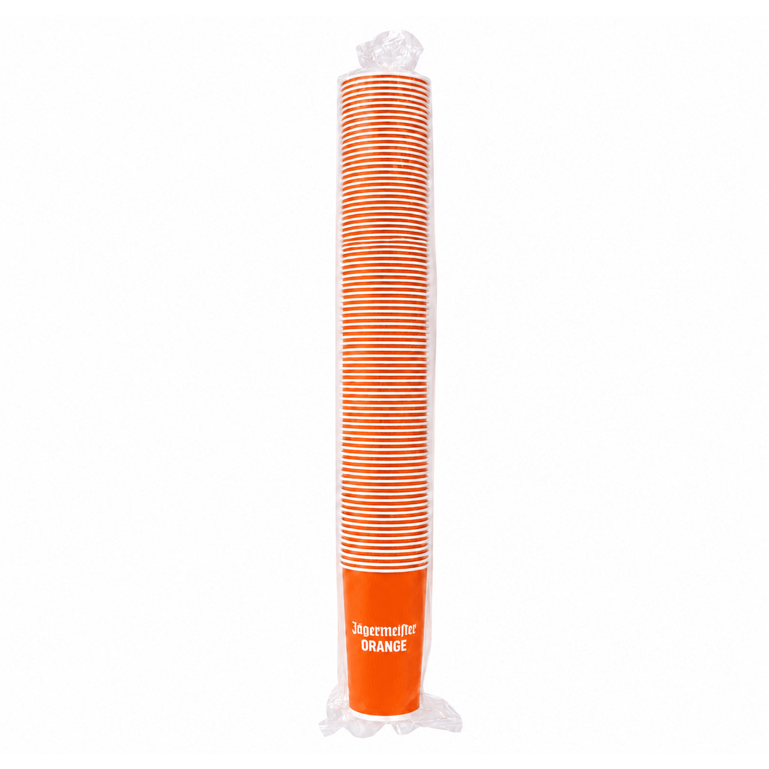 Jägermeister Party Set Original Orange mit 80 Bechern - TwentyFourParty
