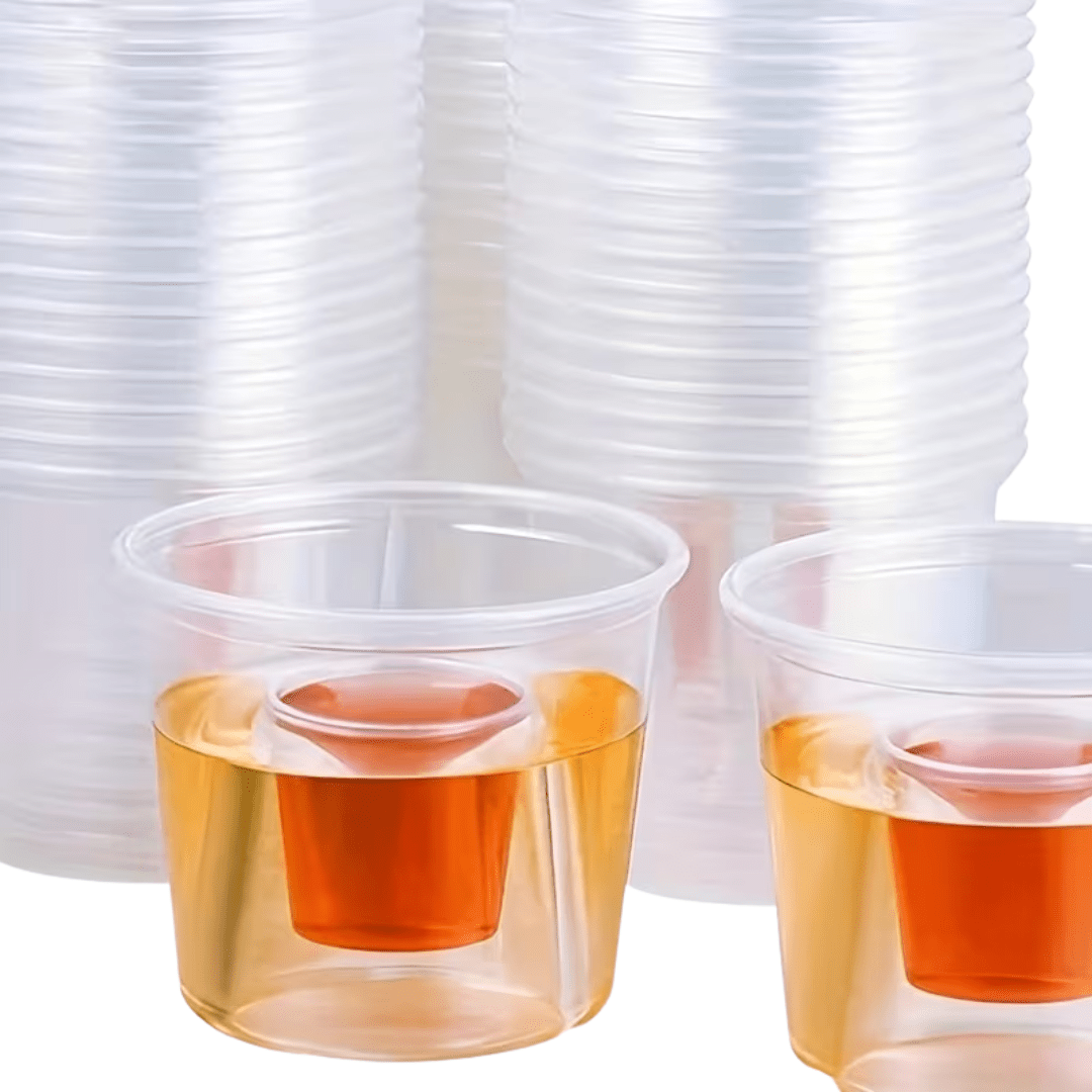 Jägerbomb Becher Transparent - TwentyFourParty
