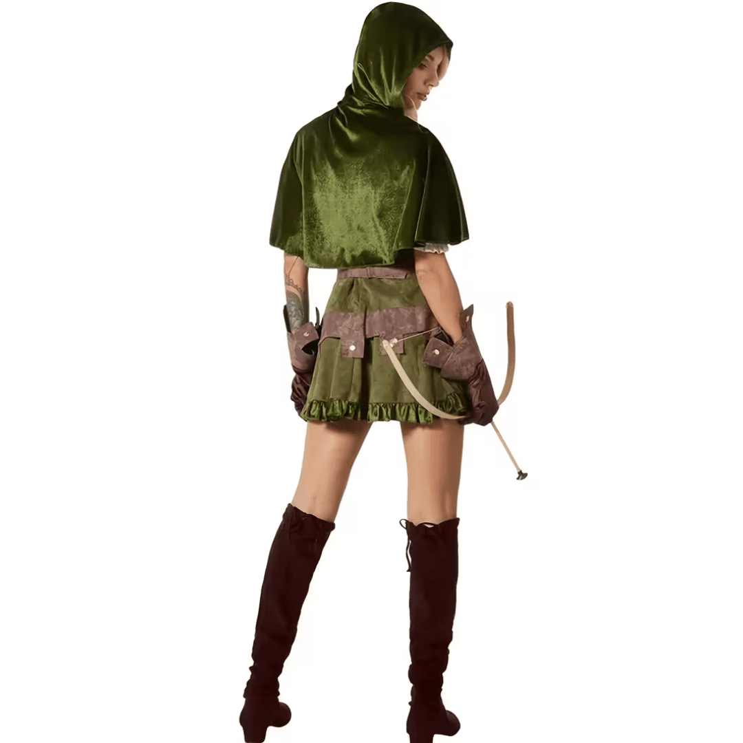 Jägerin Kostüm Damen Grün - TwentyFourParty