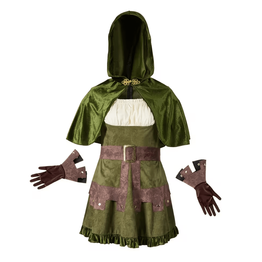 Jägerin Kostüm Damen Grün - TwentyFourParty