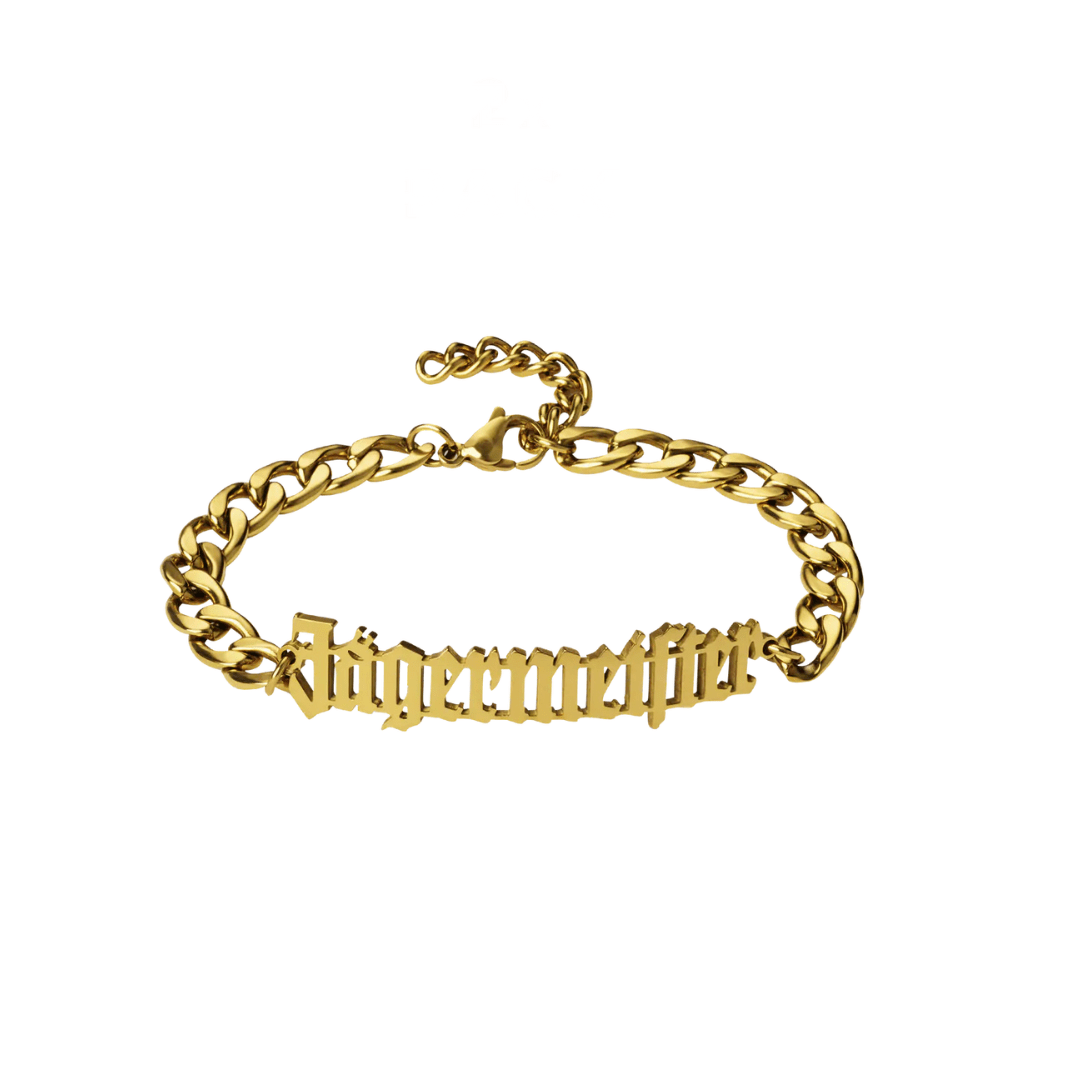 Jägermeister Goldarmband - TwentyFourParty