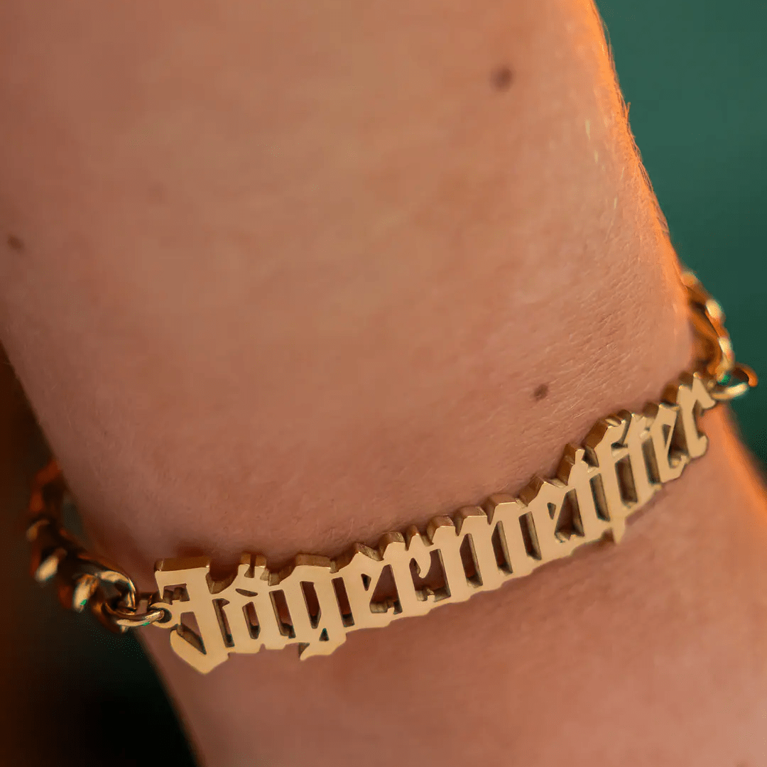 Jägermeister Goldarmband - TwentyFourParty