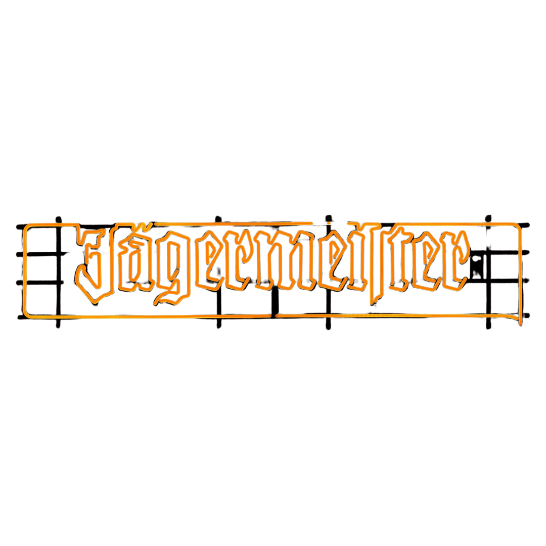 JÄGERMEISTER LEUCHTSCHILD Groß - TwentyFourParty