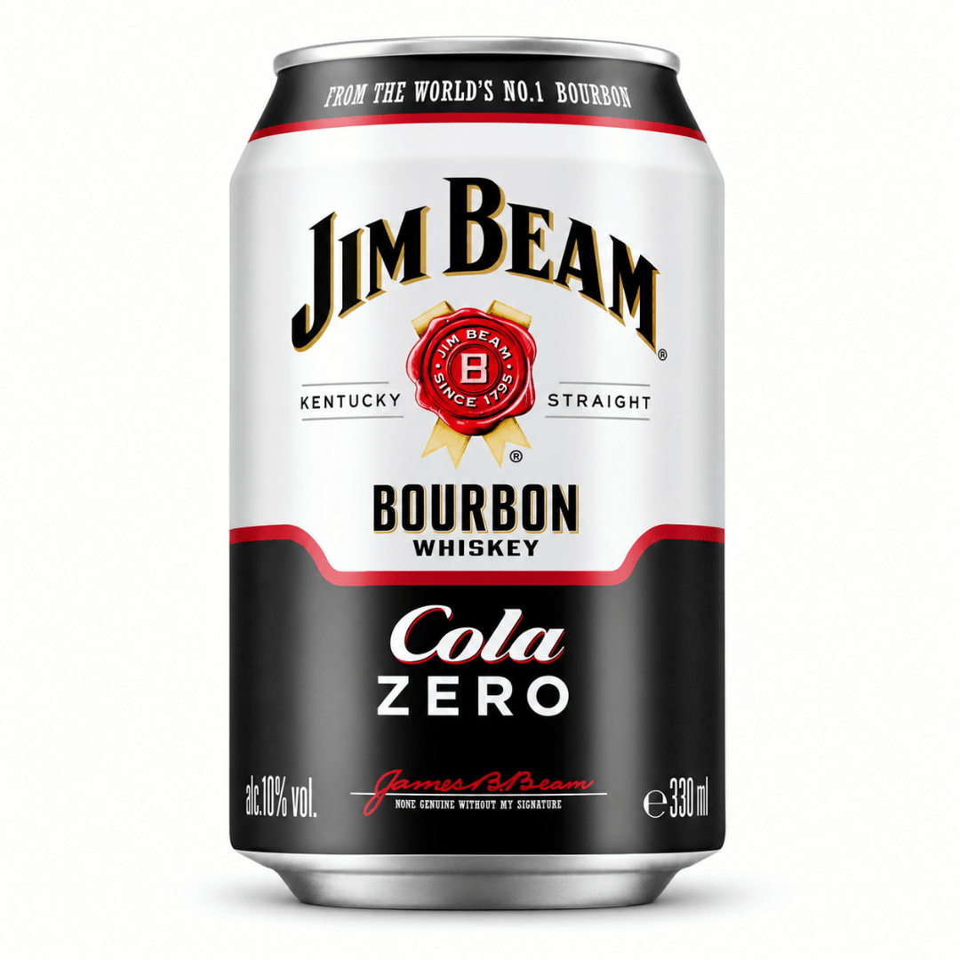 Jim Beam & Cola Zero 330 ml - TwentyFourParty