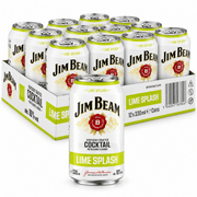 Jim Beam Lime Splash 12 × 330 ml - TwentyFourParty