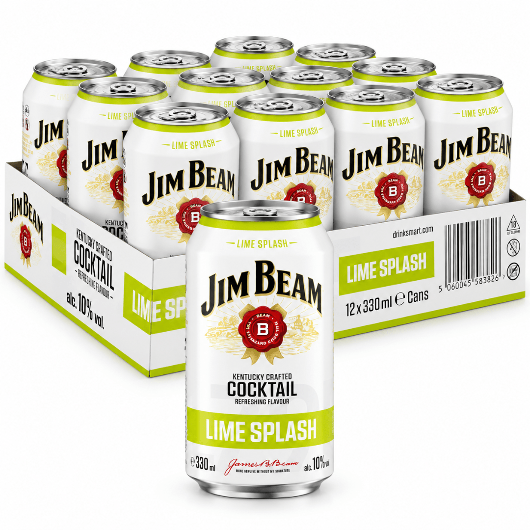 Jim Beam Lime Splash 12 × 330 ml - TwentyFourParty