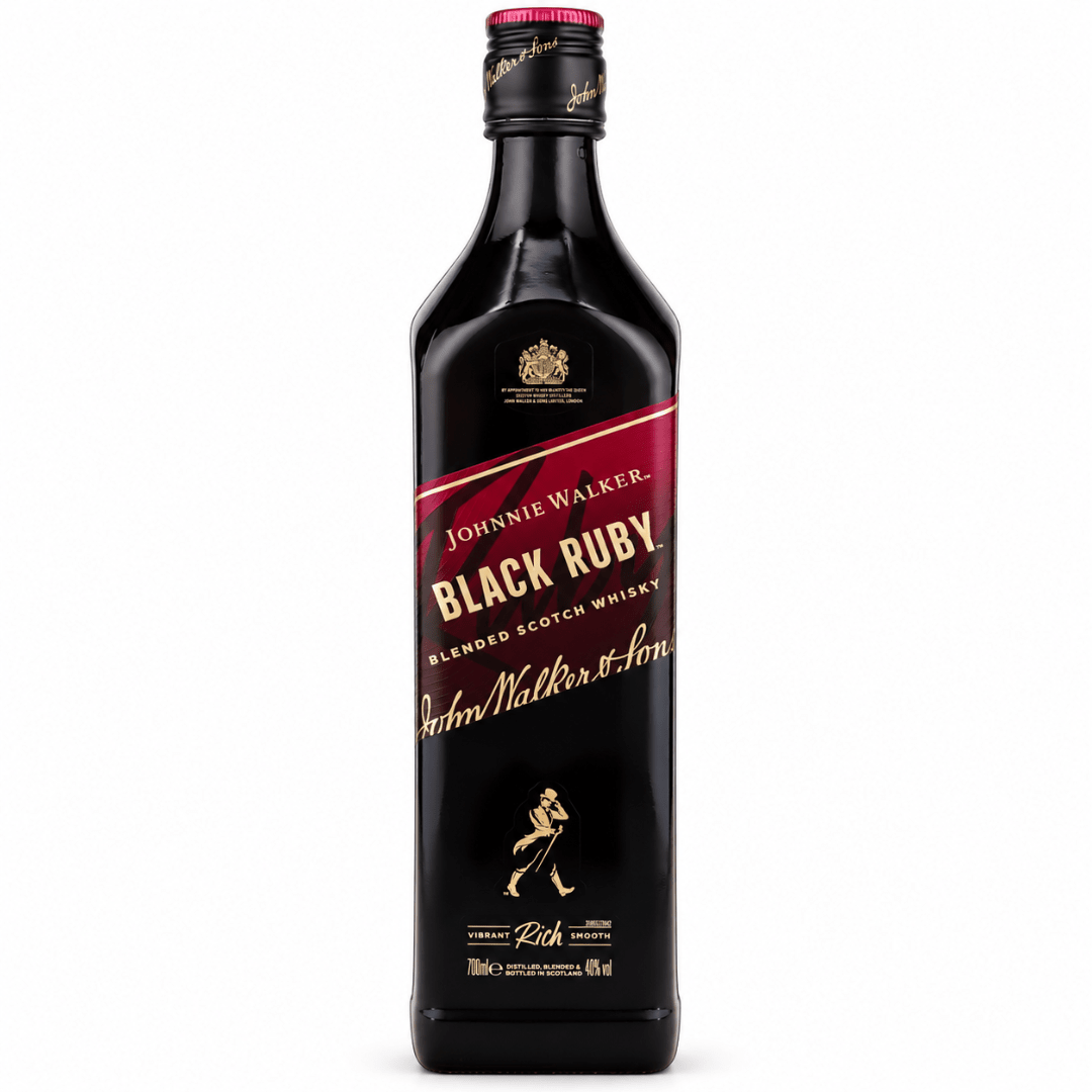 Johnnie Walker Black Ruby 0,7 l Set mit Glas & Barmatte - TwentyFourParty