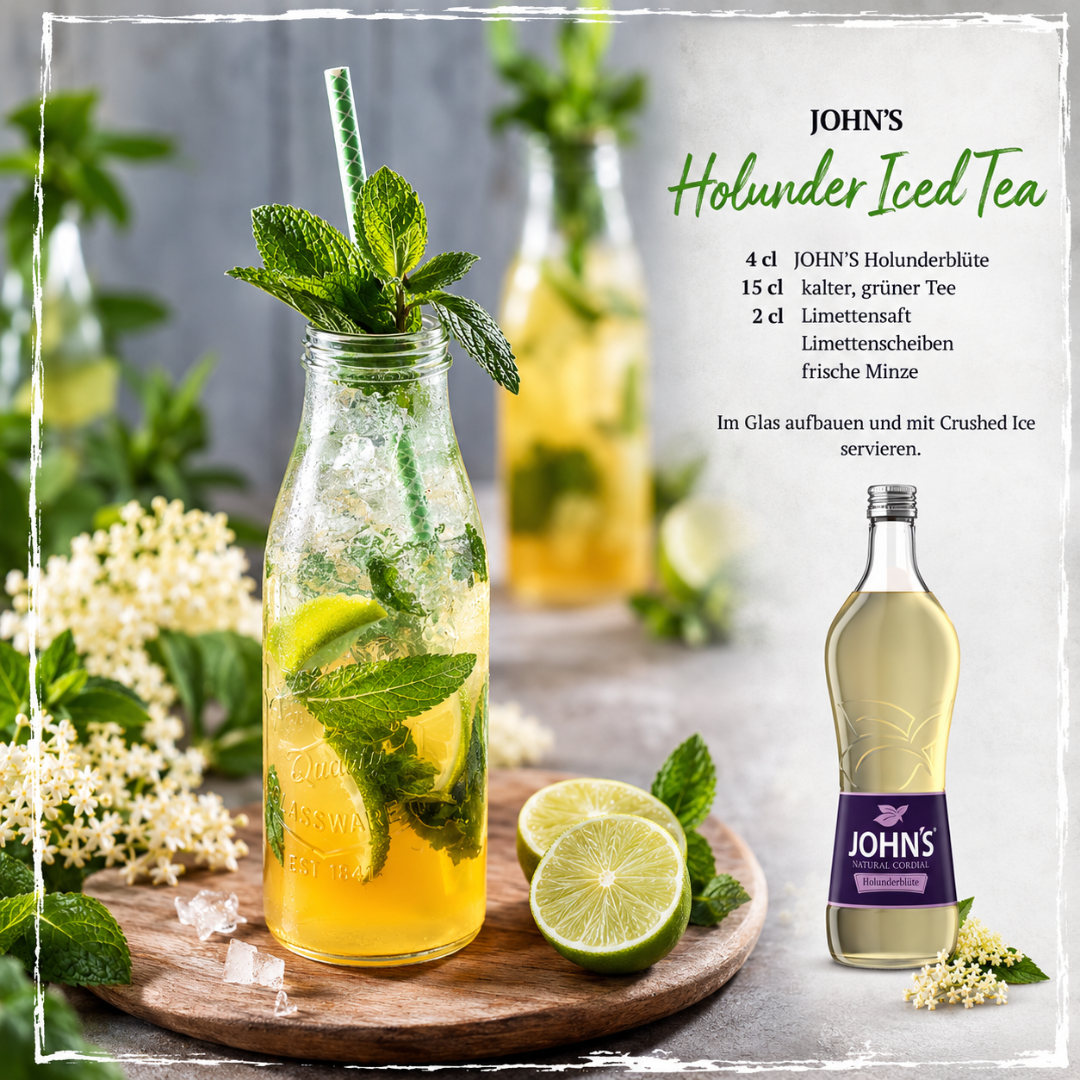 John's Holunderblüte Sirup 0,7 l - TwentyFourParty