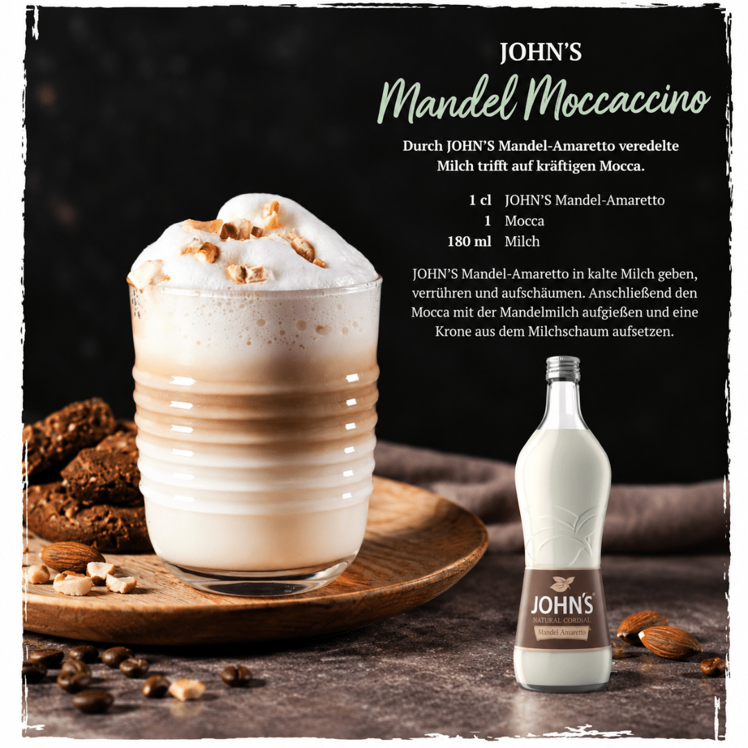 John's Mandel-Amaretto Sirup 0,7 l - TwentyFourParty