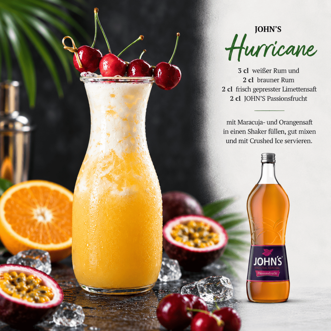 John's Passionsfrucht Sirup 0,7 l - TwentyFourParty