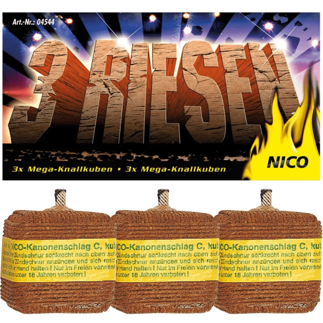 Kanonenschlag, kub., Kal. C, 3er - Btl. - TwentyFourParty