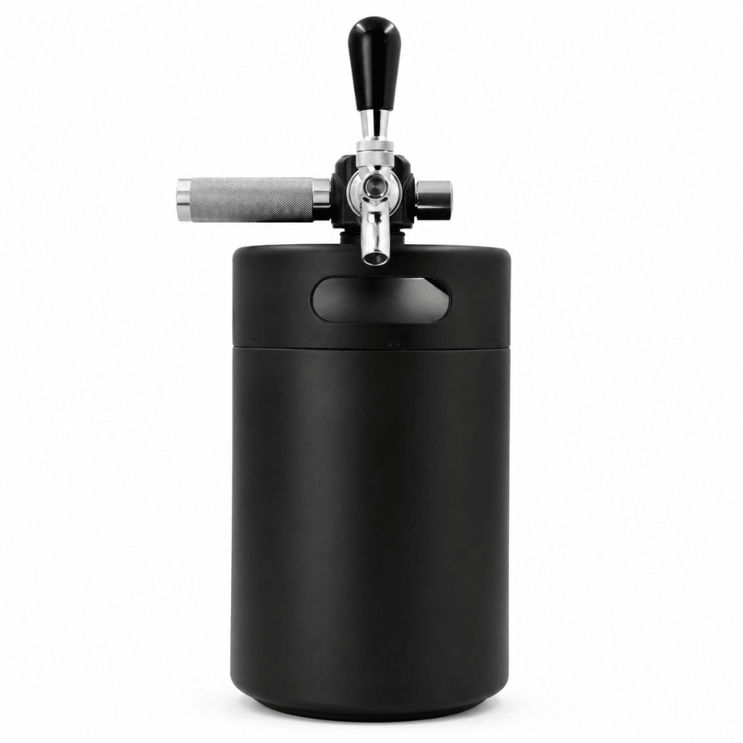 Keggo 4L Schwarz – Mobiles Cocktail- & Spritzfass - TwentyFourParty