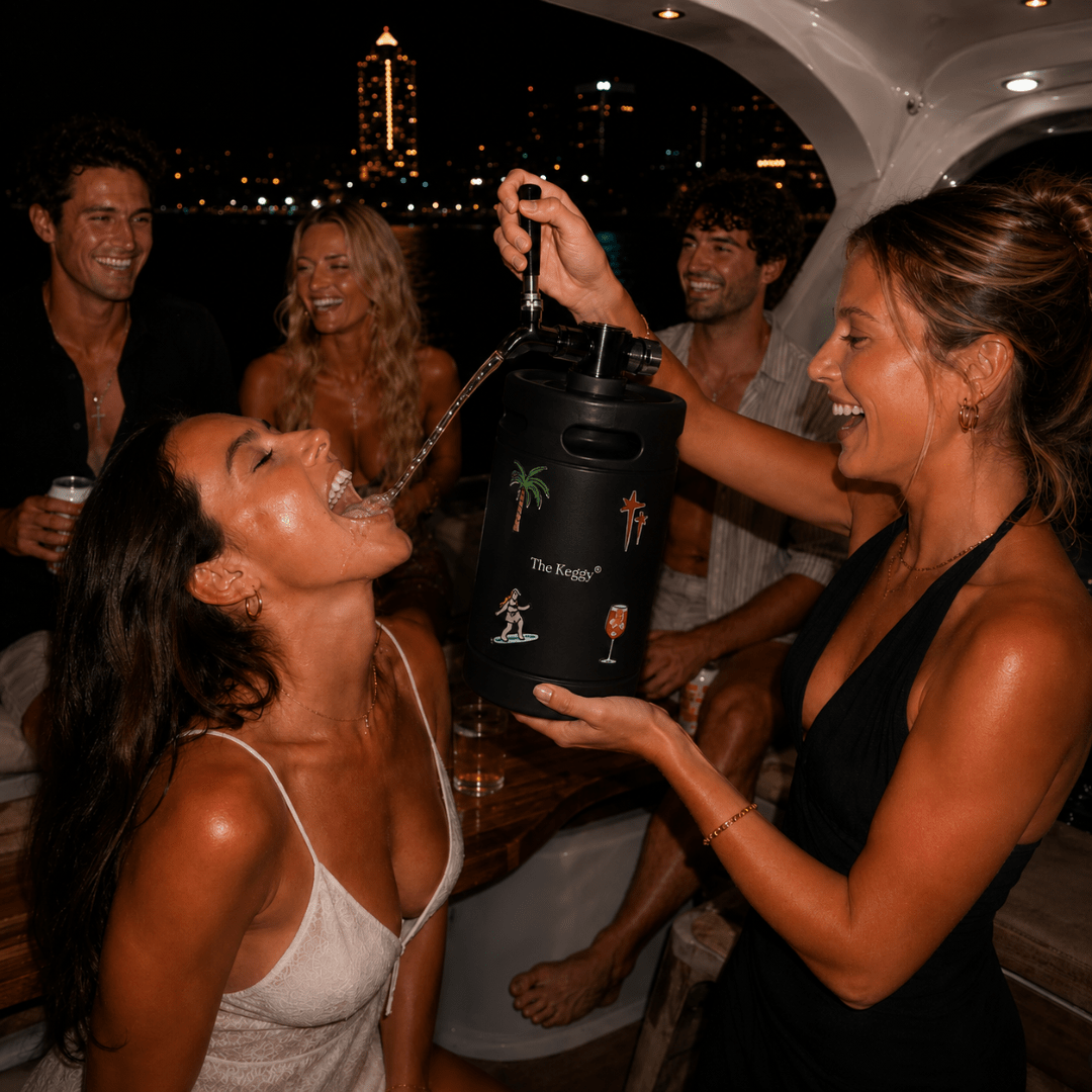 Keggo 4L Schwarz – Mobiles Cocktail- & Spritzfass - TwentyFourParty