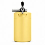 Keggo Mini Keg 4 l Gelb – Mobile Zapfanlage für Cocktails & Spritz - TwentyFourParty