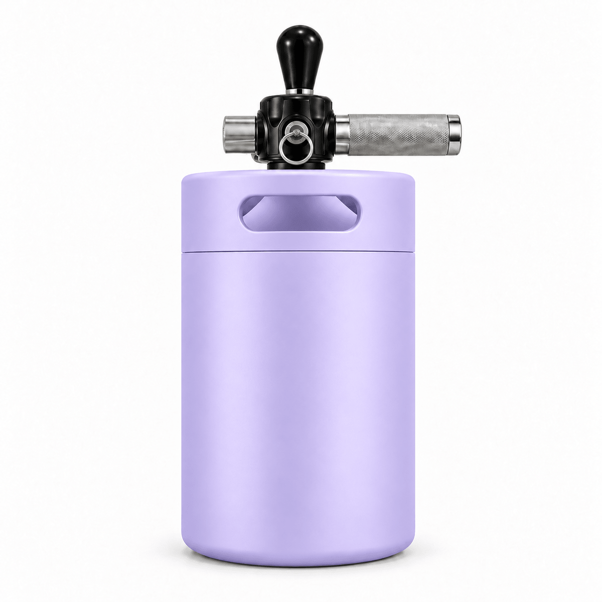 Keggo Mini Keg 4 l Lavendel – Mobile Zapfanlage für Cocktails & Spritz - TwentyFourParty