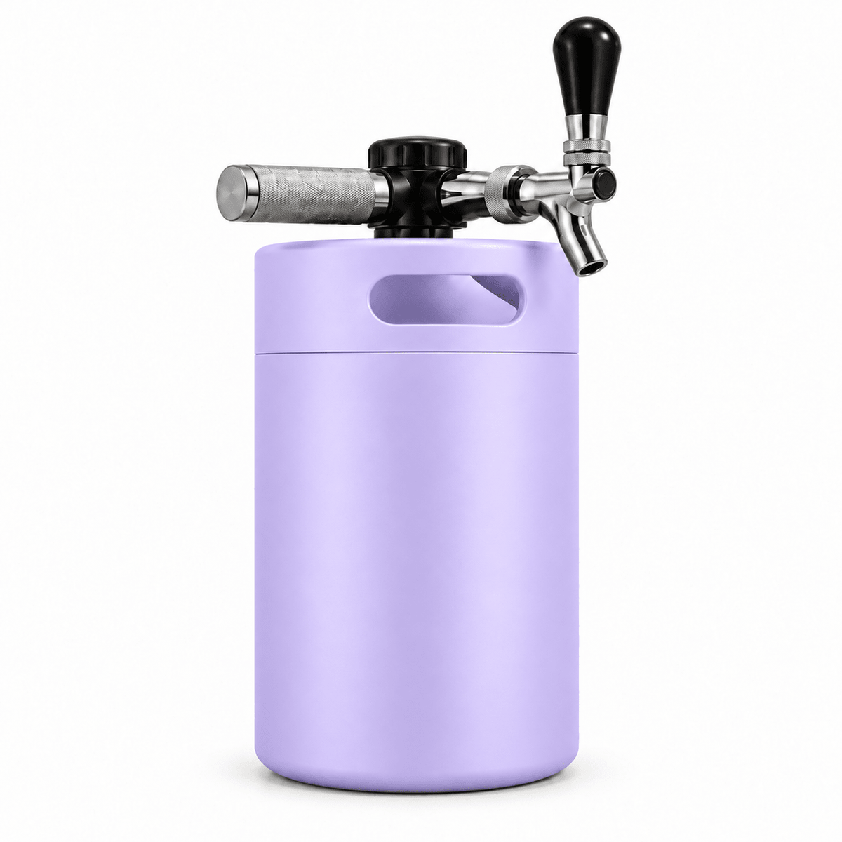 Keggo Mini Keg 4 l Lavendel – Mobile Zapfanlage für Cocktails & Spritz - TwentyFourParty