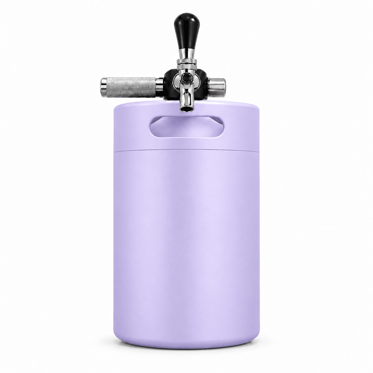 Keggo Mini Keg 4 l Lavendel – Mobile Zapfanlage für Cocktails & Spritz - TwentyFourParty