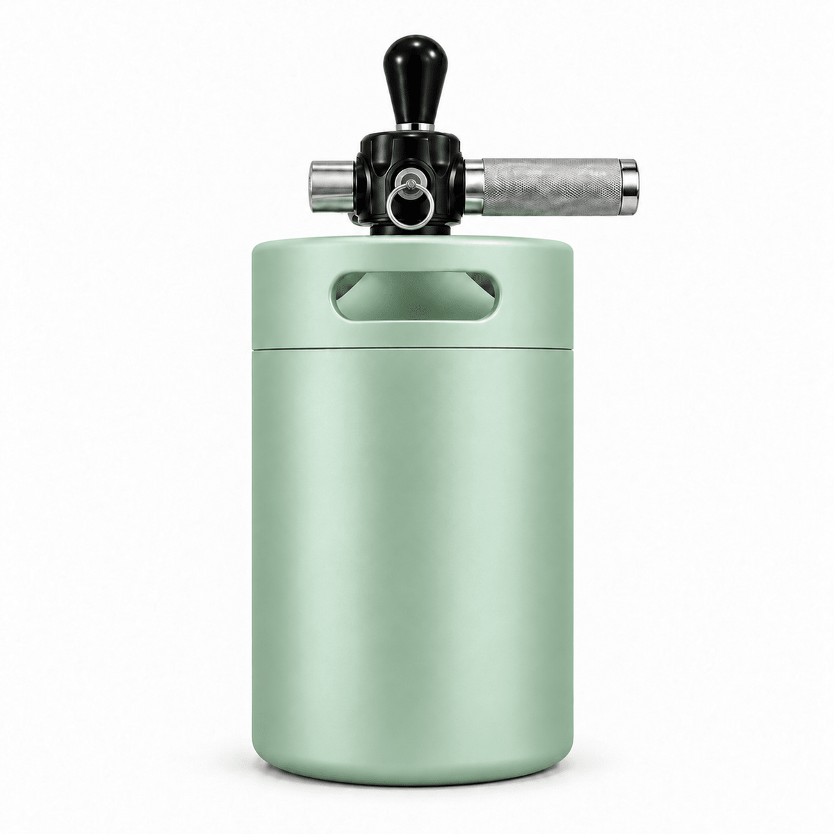 Keggo Mini Keg 4 l Salbeigrün – Mobile Zapfanlage für Cocktails & Spritz - TwentyFourParty