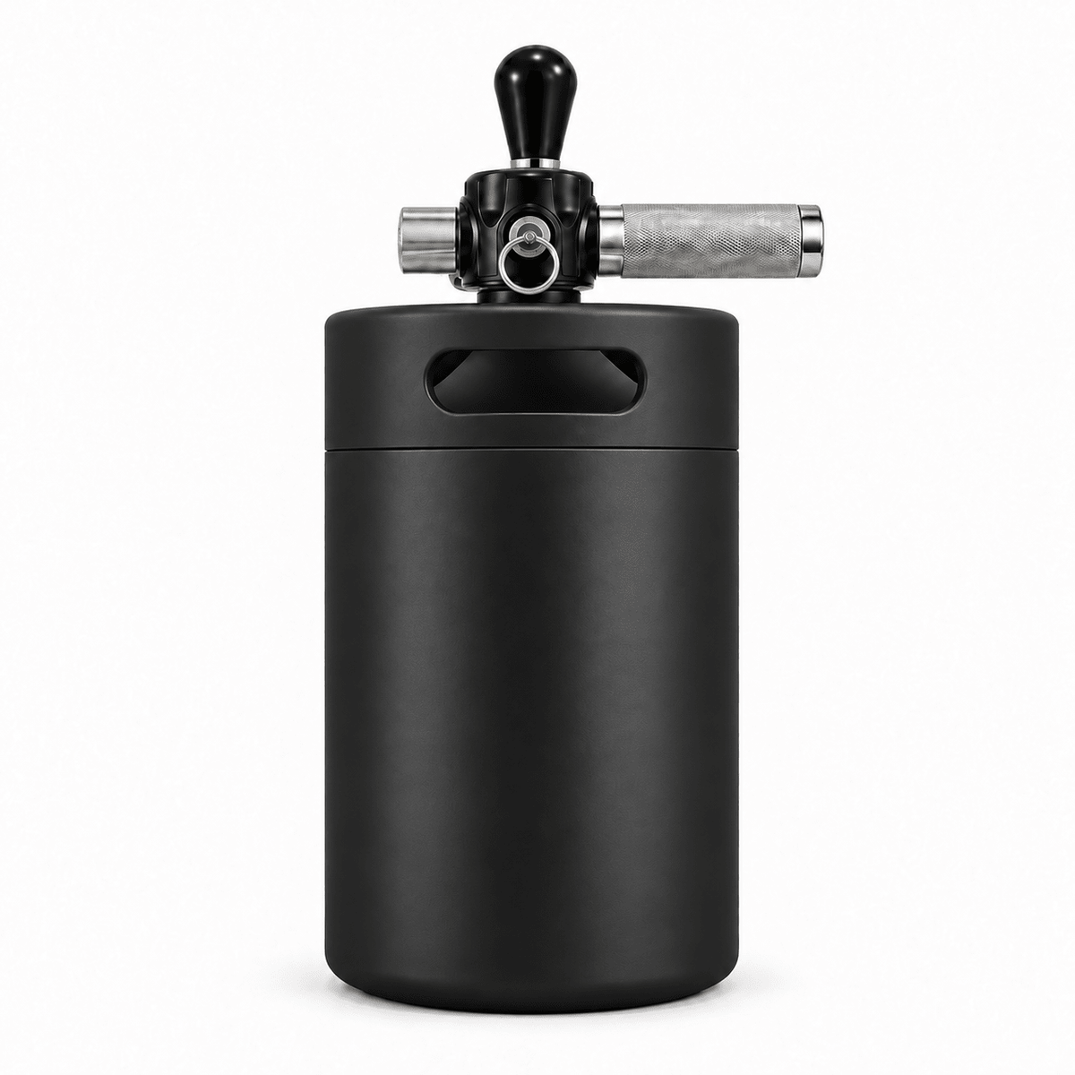 Keggo Mini Keg 4 l Schwarz – Mobile Zapfanlage für Cocktails & Spritz - TwentyFourParty