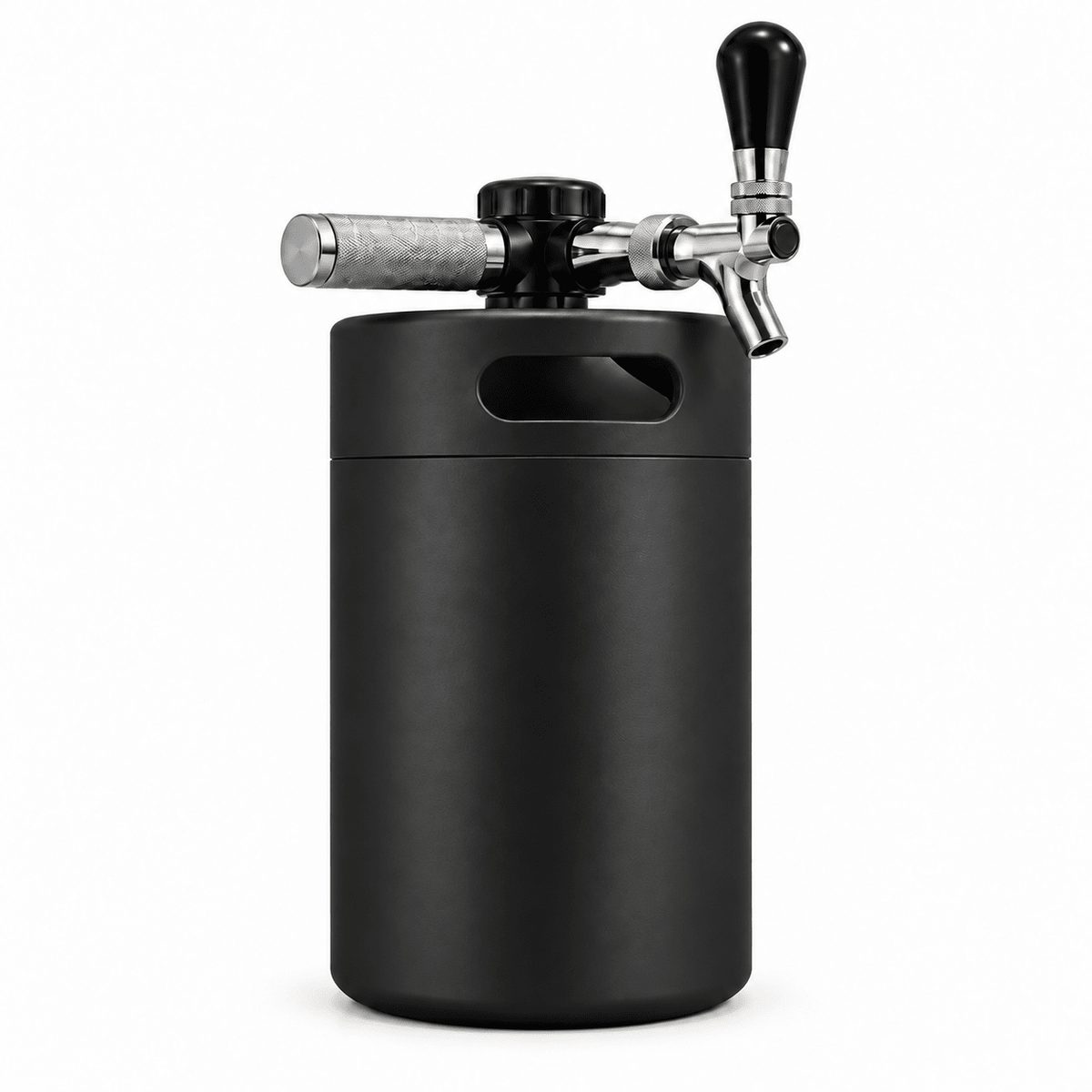 Keggo Mini Keg 4 l Schwarz – Mobile Zapfanlage für Cocktails & Spritz - TwentyFourParty
