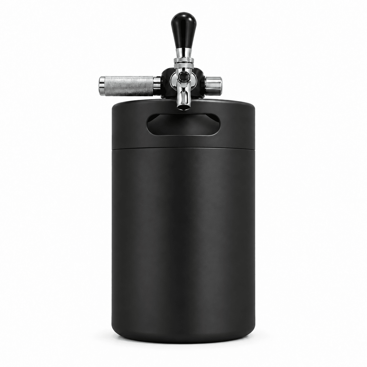 Keggo Mini Keg 4 l Schwarz – Mobile Zapfanlage für Cocktails & Spritz - TwentyFourParty