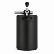 Keggo Mini Keg 4 l Schwarz – Mobile Zapfanlage für Cocktails & Spritz - TwentyFourParty