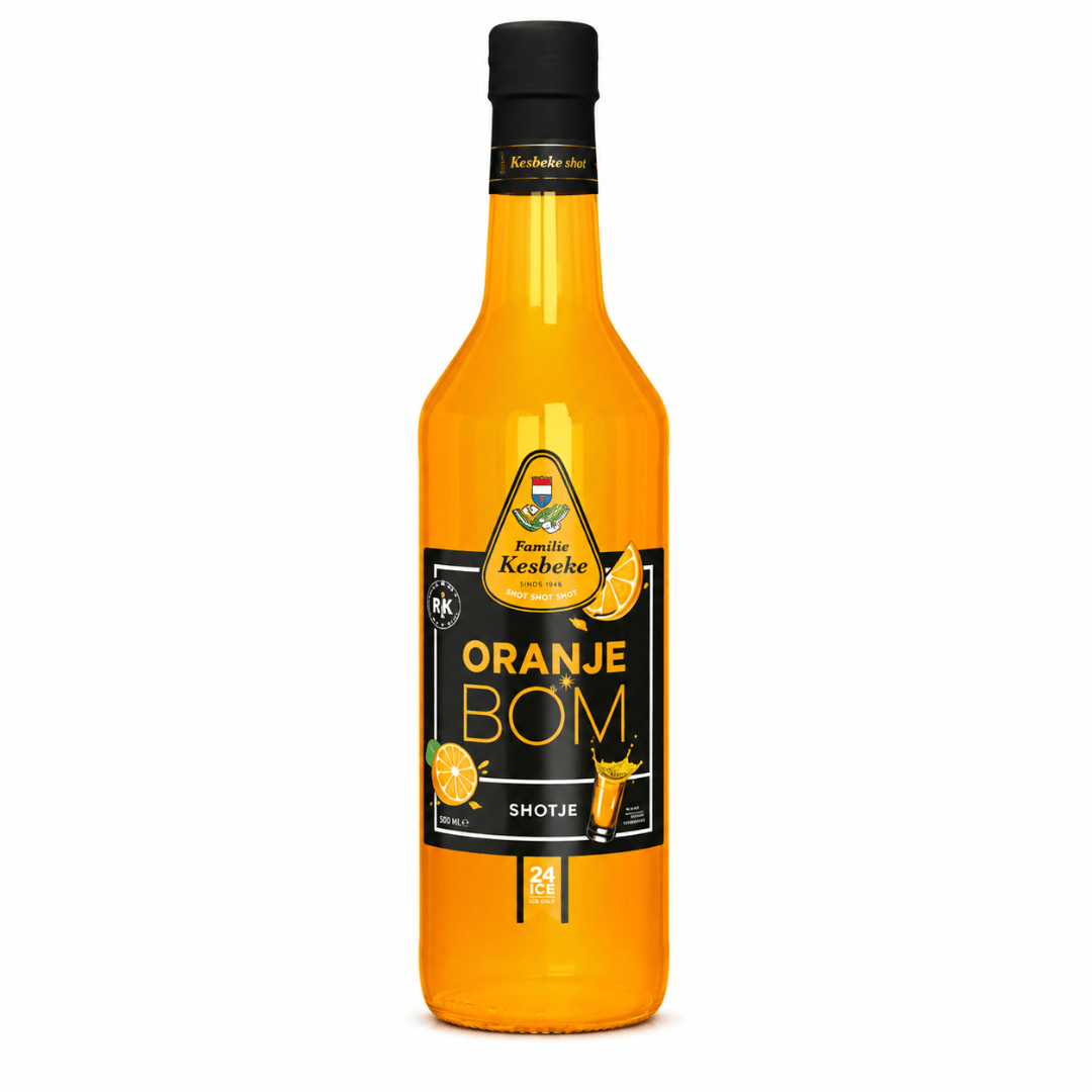 Kesbeke Oranje Bom Shot 500 ml – Orangenlikör 14,9 % Vol. - TwentyFourParty