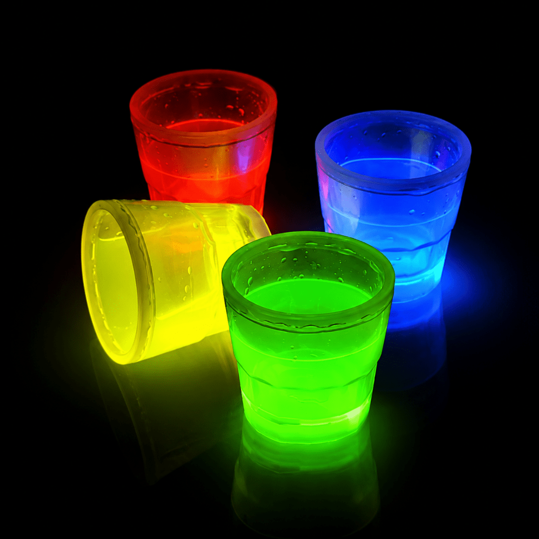 Knicklicht Shotbecher 4er Bundle 50 ml - TwentyFourParty