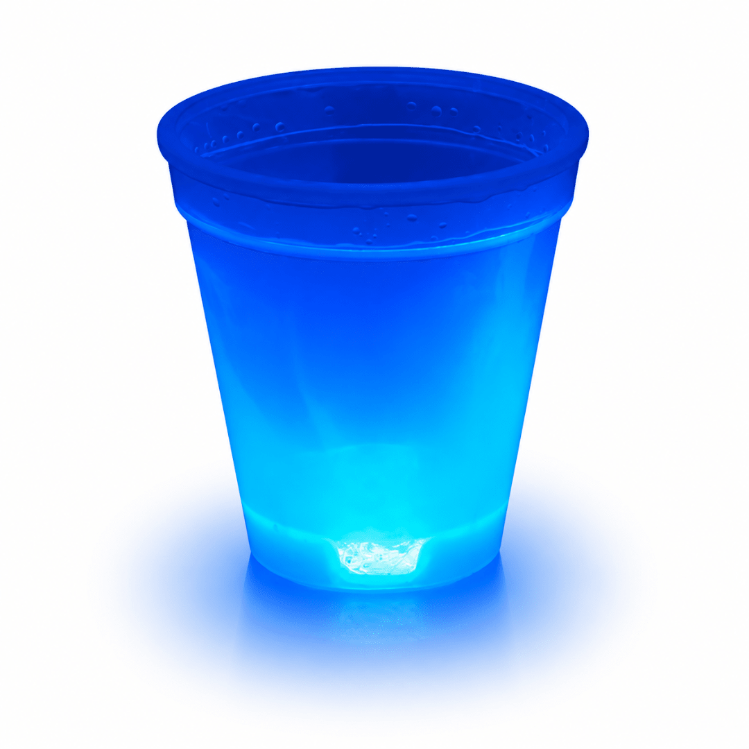 Knicklichtbecher Blau 250 ml - TwentyFourParty