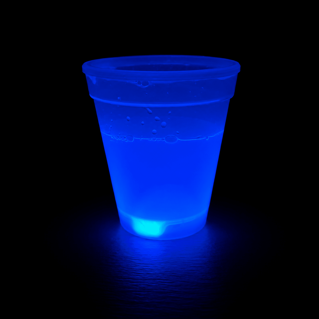 Knicklichtbecher Blau 250 ml - TwentyFourParty