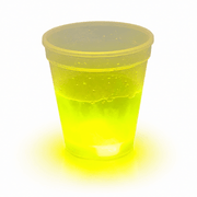Knicklichtbecher Gelb 250 ml - TwentyFourParty