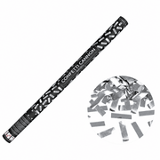 Konfettikanone Silber Metallic 80 cm - TwentyFourParty