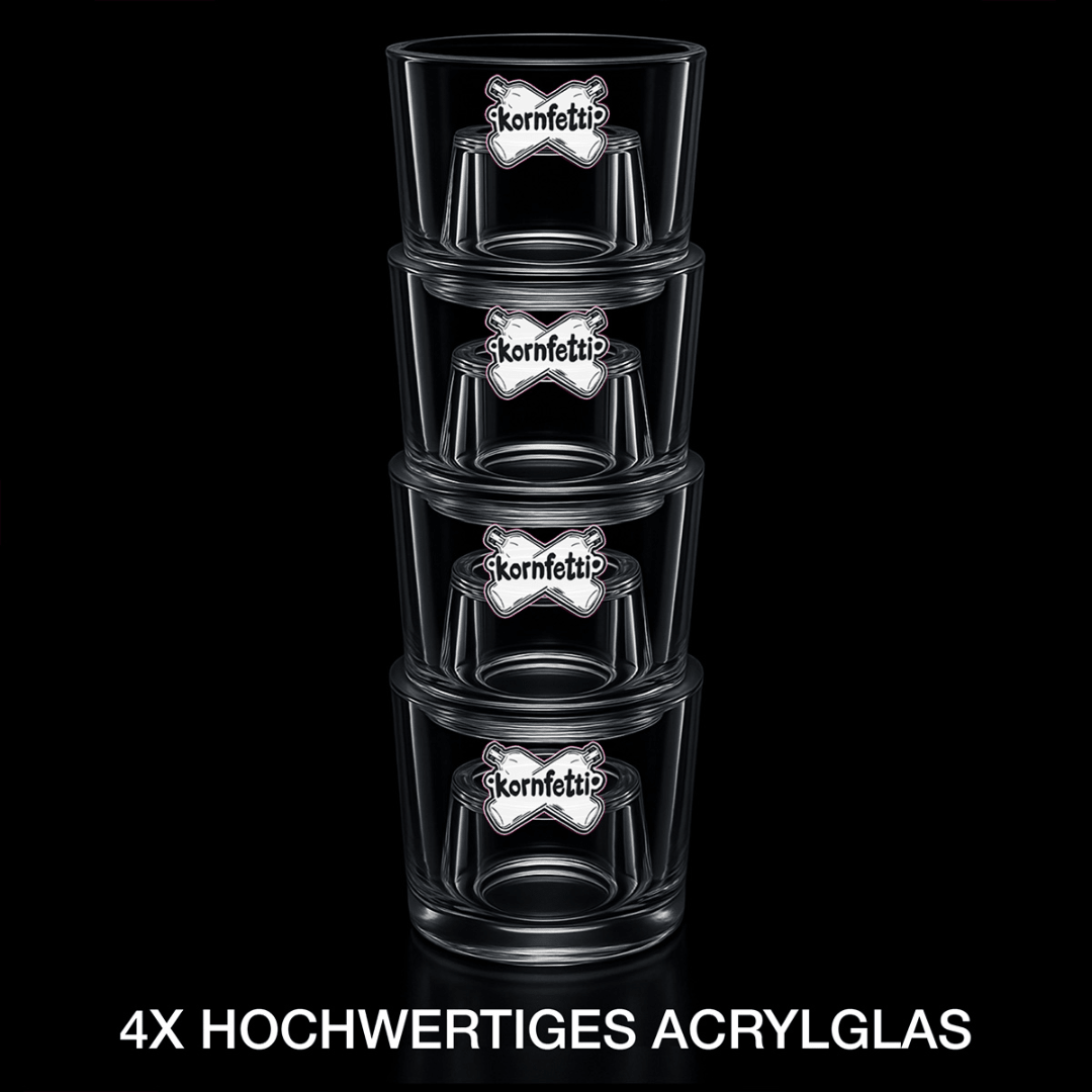 Kornfetti Corni Colada Bundle & 4 Bomb Gläser - TwentyFourParty