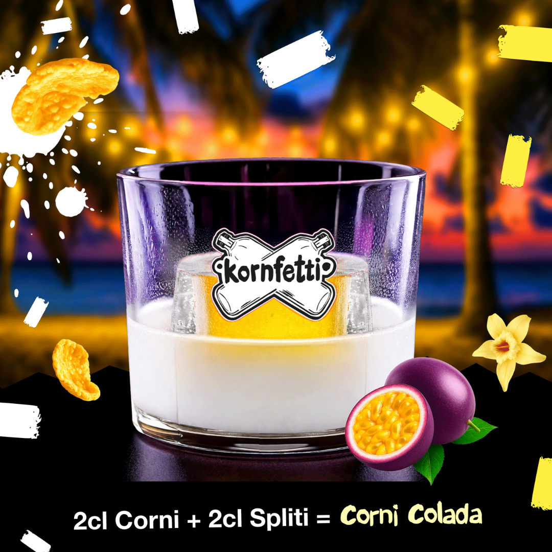 Kornfetti Corni Colada Bundle & 4 Bomb Gläser - TwentyFourParty