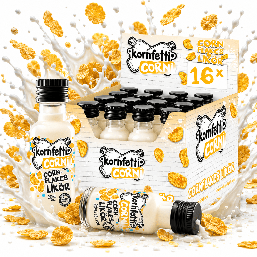 Kornfetti Corni Shot Minis PET - TwentyFourParty