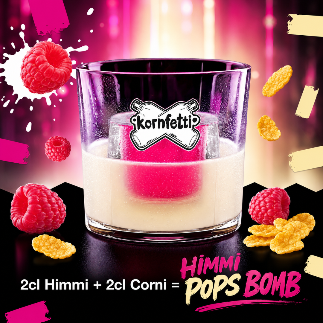Kornfetti Himmi Pops Bundle & 4 Bomb Gläser - TwentyFourParty