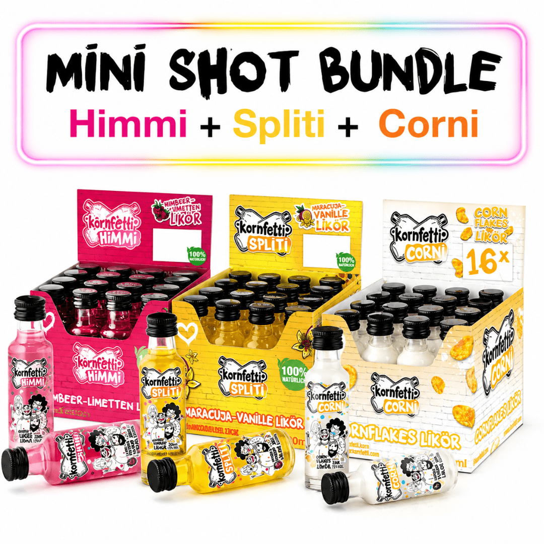 Kornfetti PET Shot Bundle Himmi, Spliti & Corni - TwentyFourParty