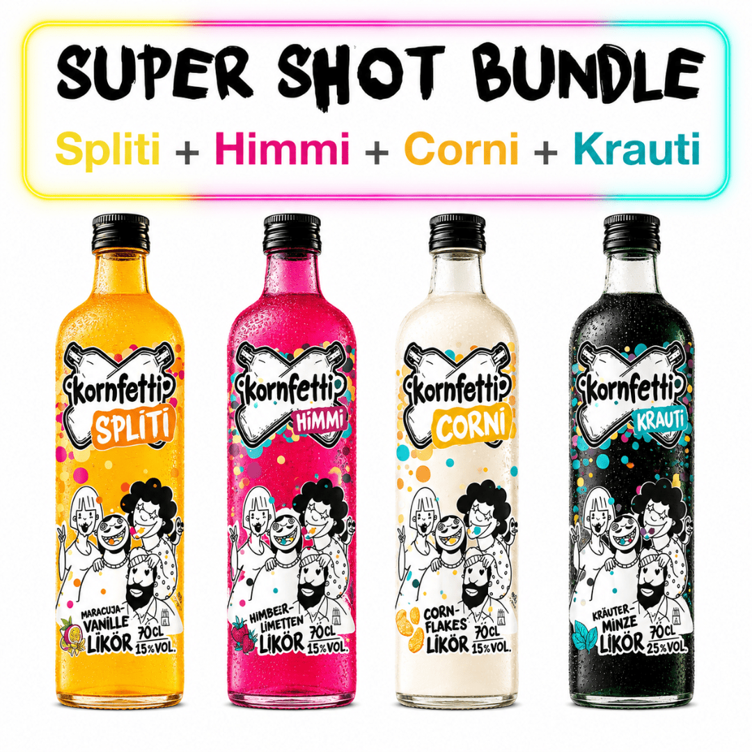 Kornfetti Shot Bundle 4 x 0,7 l - TwentyFourParty