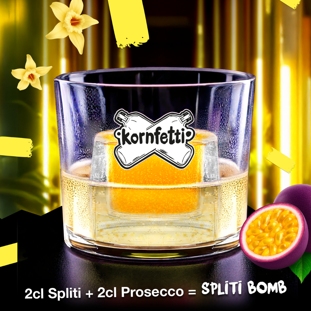 Kornfetti Spliti Bomb Set – Spliti, Prosecco & 2 Bomb Gläser - TwentyFourParty