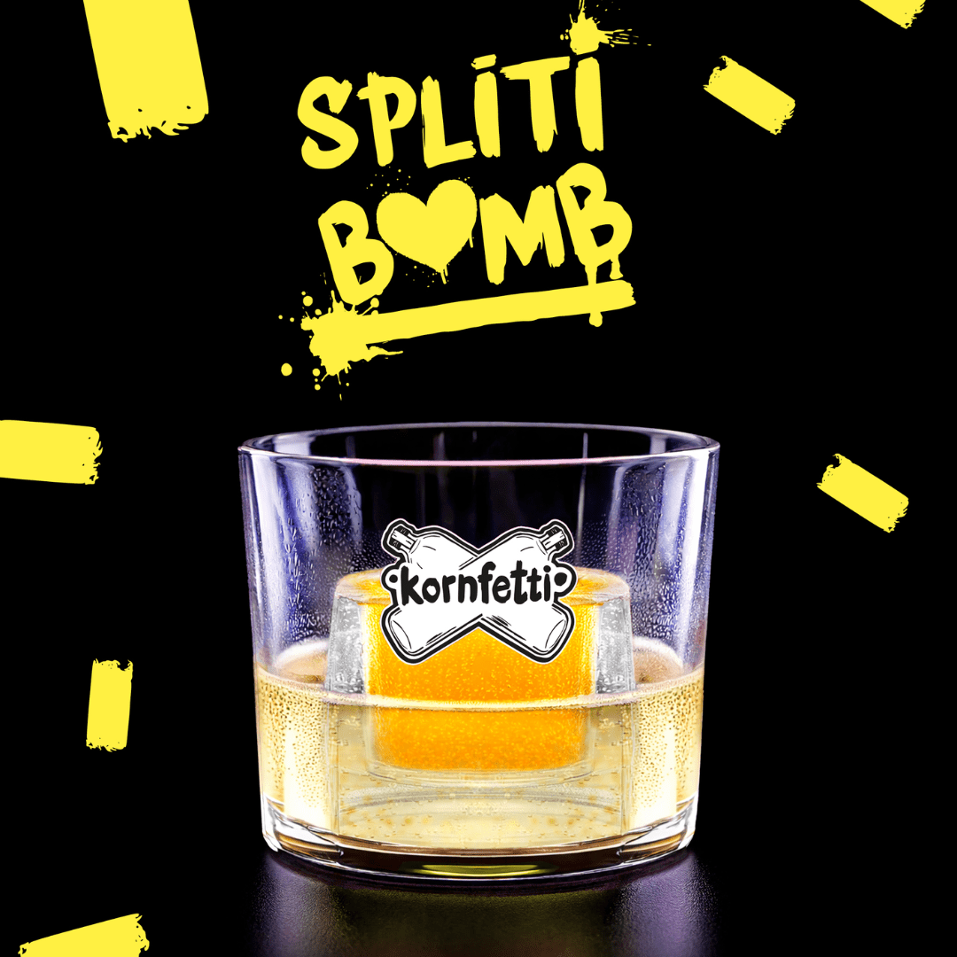 Kornfetti Spliti Bomb Set – Spliti, Prosecco & 2 Bomb Gläser - TwentyFourParty