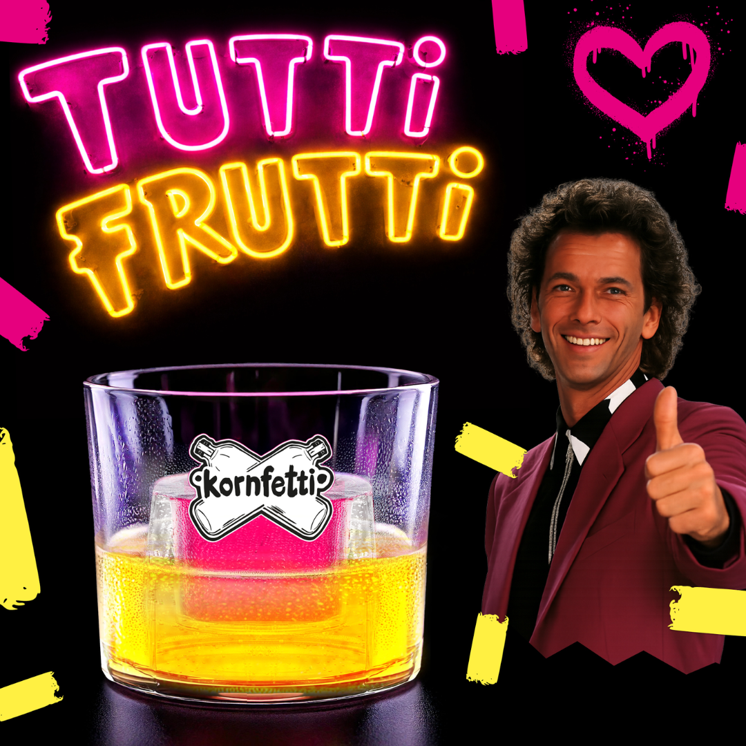 Kornfetti Tutti Frutti Bundle & 4 Bomb Gläser - TwentyFourParty