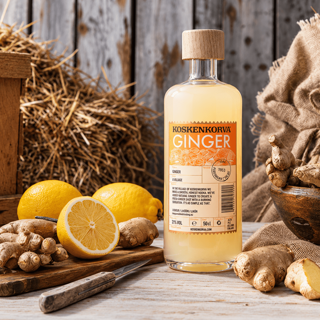 Koskenkorva Ginger Ingwerlikör - TwentyFourParty