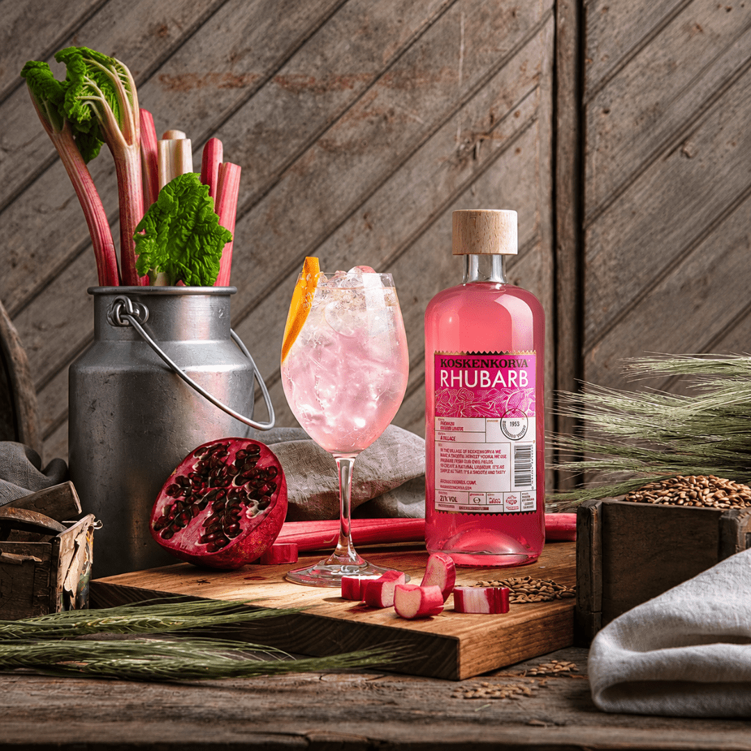 Koskenkorva Rhubarb Rhabarberlikör - TwentyFourParty