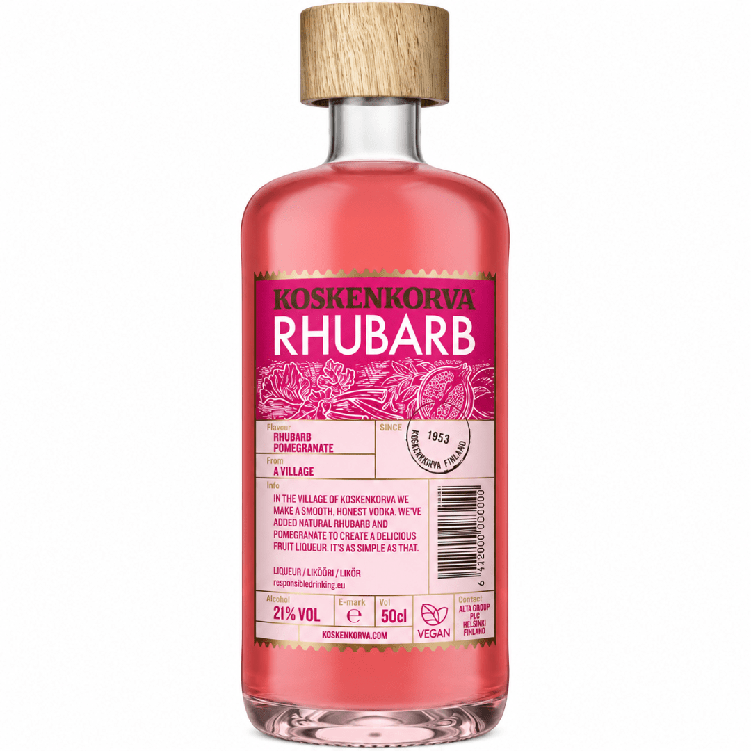 Koskenkorva Rhubarb Rhabarberlikör - TwentyFourParty