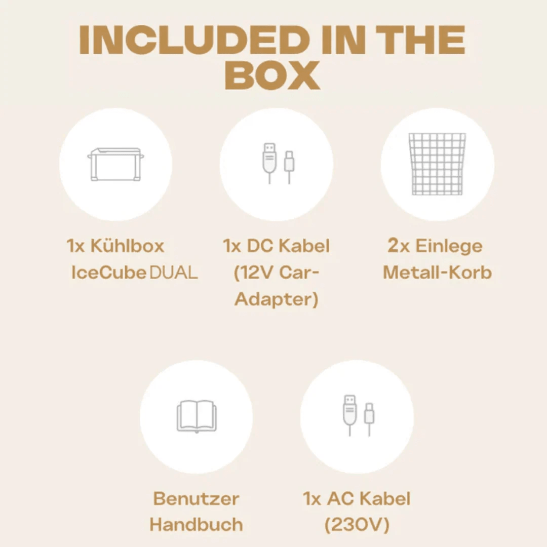 Kühlbox-Kompressor IceCube 50L Volumen B-Ware - TwentyFourParty