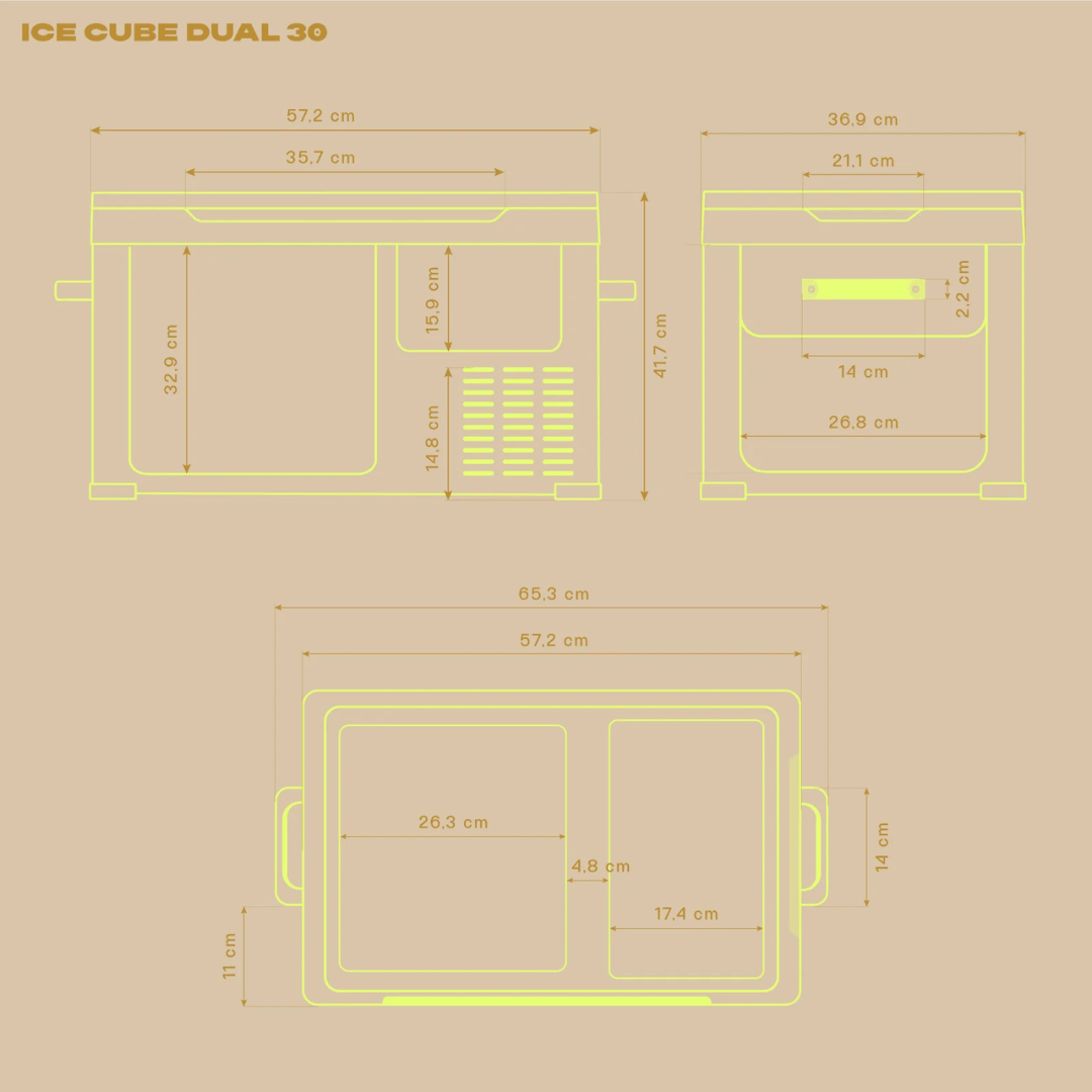 Kühlbox - Kompressor IceCube Dual - TwentyFourParty