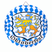 Lampion Bierfest 24 cm Blau Weiß - TwentyFourParty