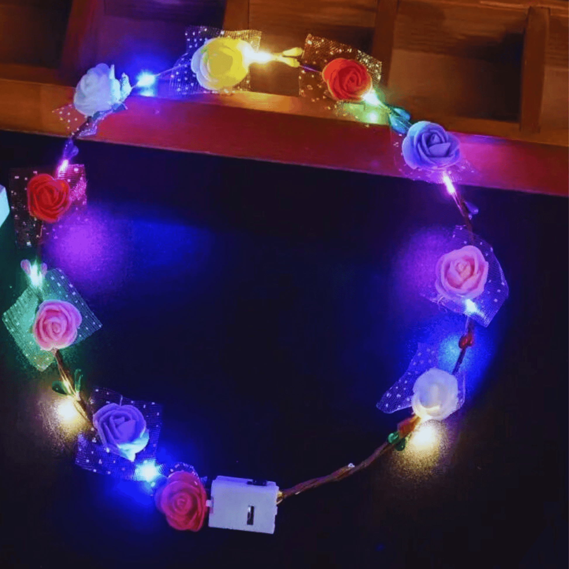 LED Blumenkranz - TwentyFourParty