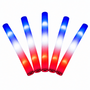 LED Foam Stick Frankreich 47 cm Leuchtstab - TwentyFourParty