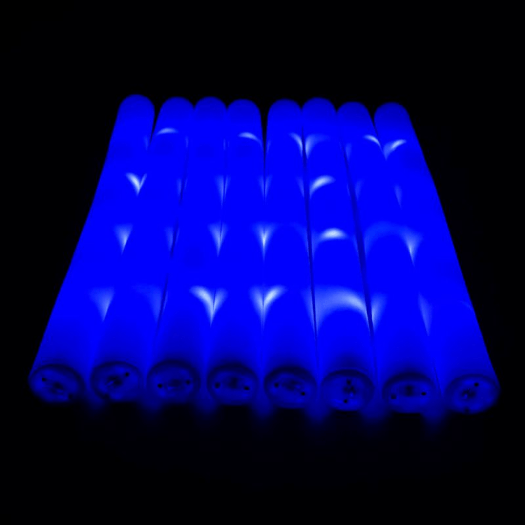 LED Foam Stick, Leuchtstab Blau - TwentyFourParty